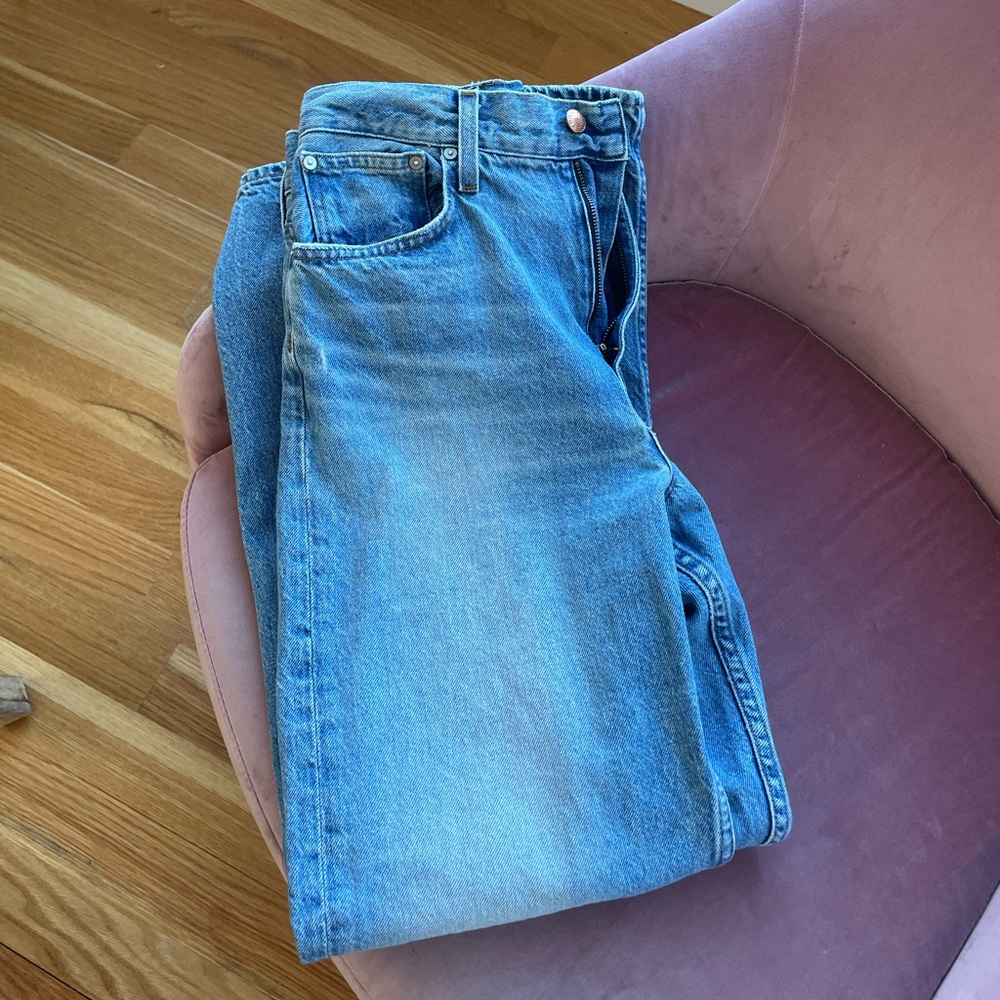 Straight leg jeans
